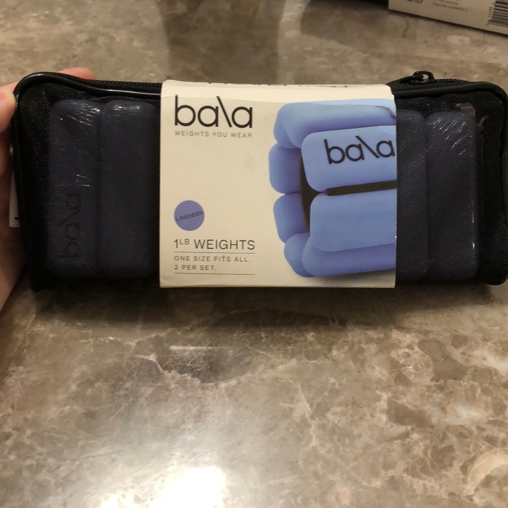 Never worn Bala 1lb weights